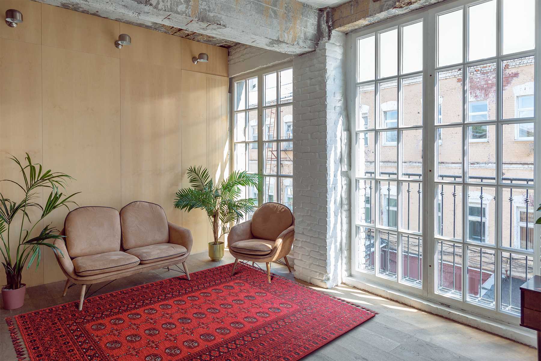 Afghan Cherry Rug - Carpet in Elegant Interior | Artistry Home