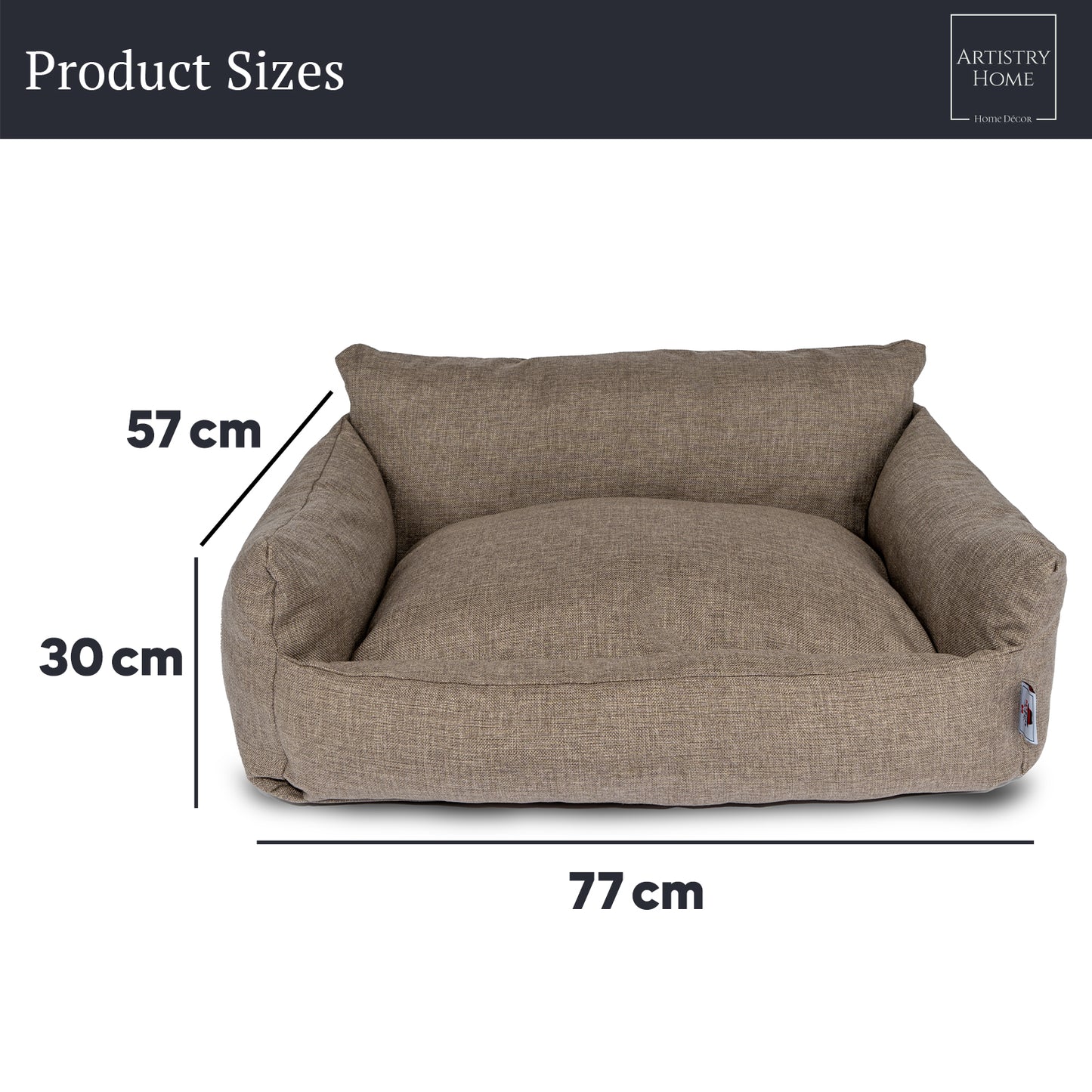 Berjer Pet Bed Brown