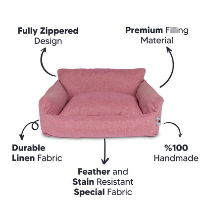 Berjer Pet Bed Pink