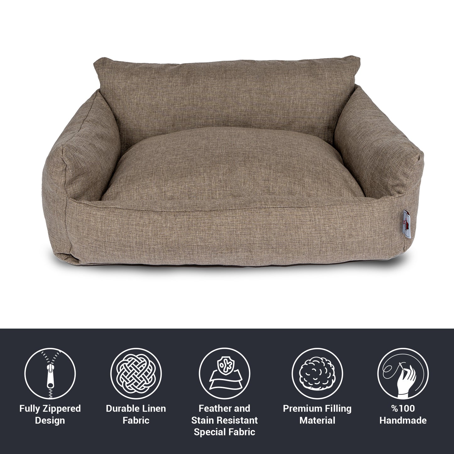 Berjer Pet Bed Brown