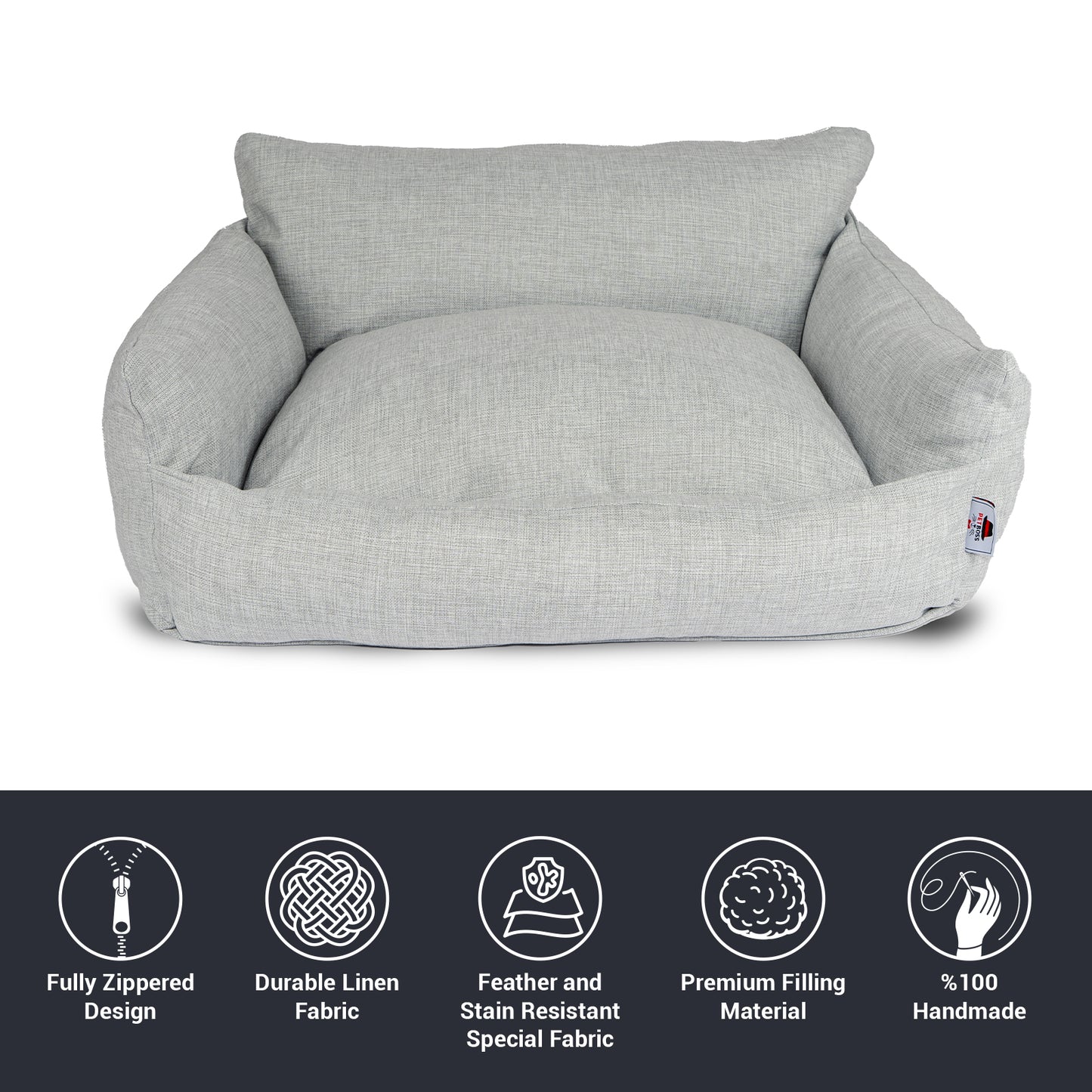 Berjer Pet Bed Grey