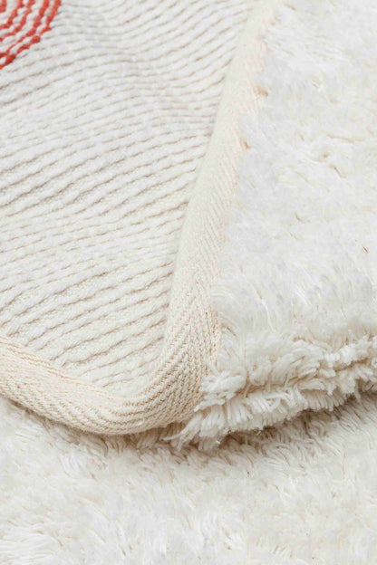 Cotton Boon Dots Round Rug - Front and Back View | Artistry Home