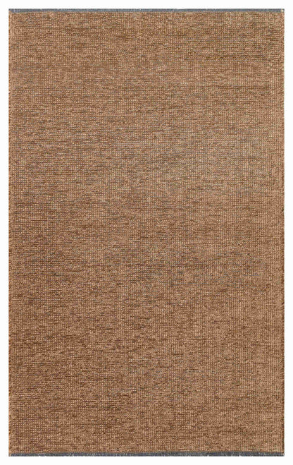 Capri  Brown Washable Cotton Chenille Area Rug