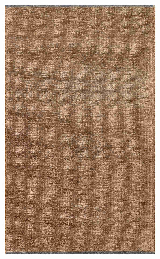 Capri  Brown Washable Cotton Chenille Area Rug