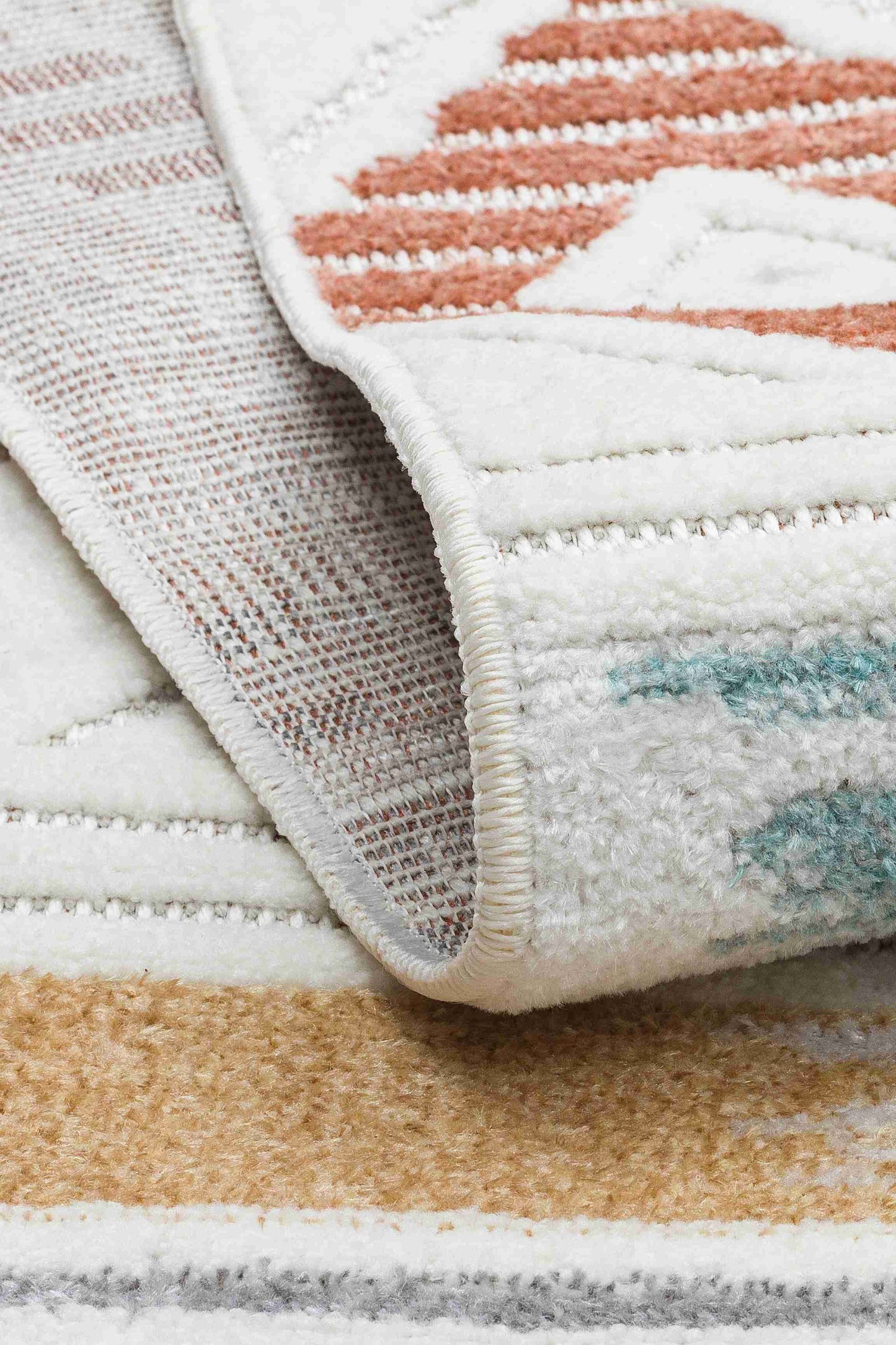 Cape Town II Rug - Front and Back View | Artistry Home