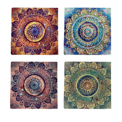 Set of 4 Cosmic Mandala Coaster