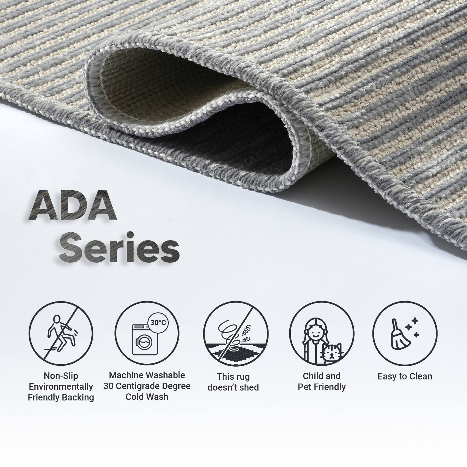 Ada Cream Rug - Carpet Details | Artistry Home