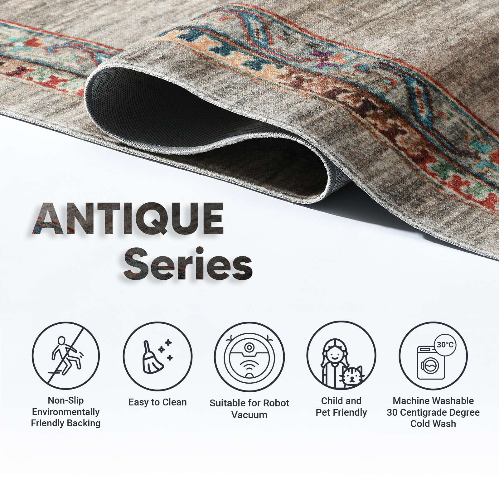 Antique Beige Rug - Carpet Details | Artistry Home