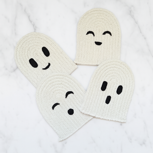 Ghost Face Rope Coaster Set