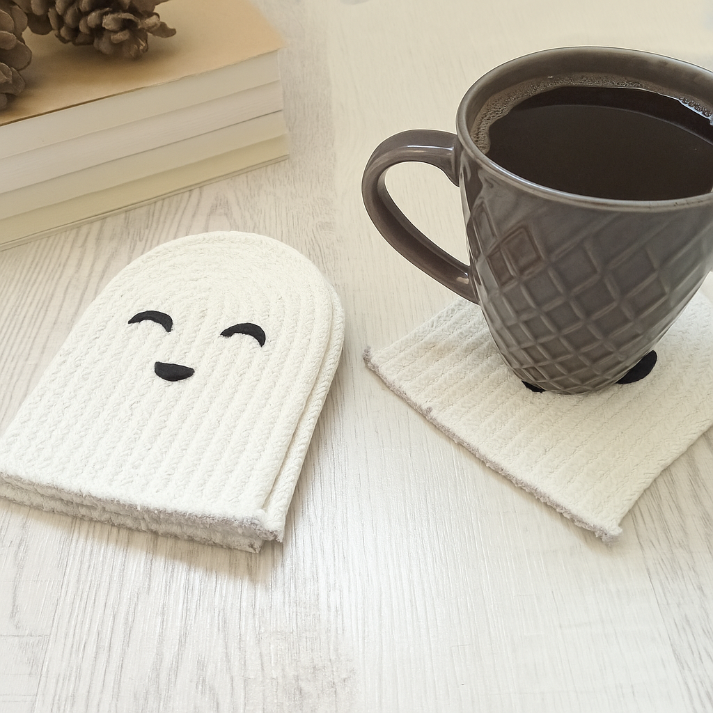 Ghost Face Rope Coaster Set