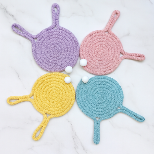 Pastel Rope Coaster Set