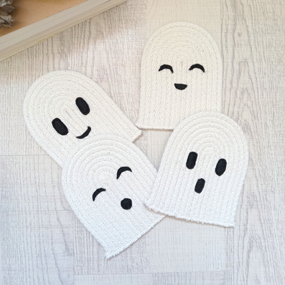 Ghost Face Rope Coaster Set