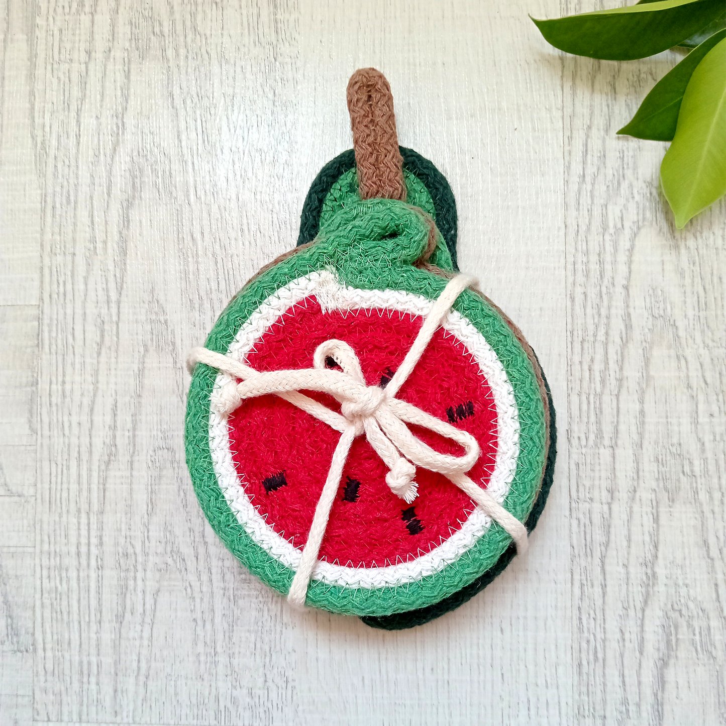 Fruit Bowl Rope Coaster Set
