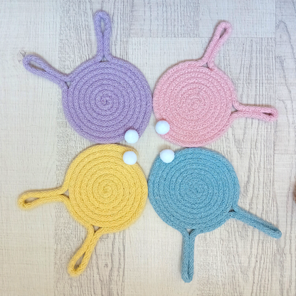 Pastel Rope Coaster Set