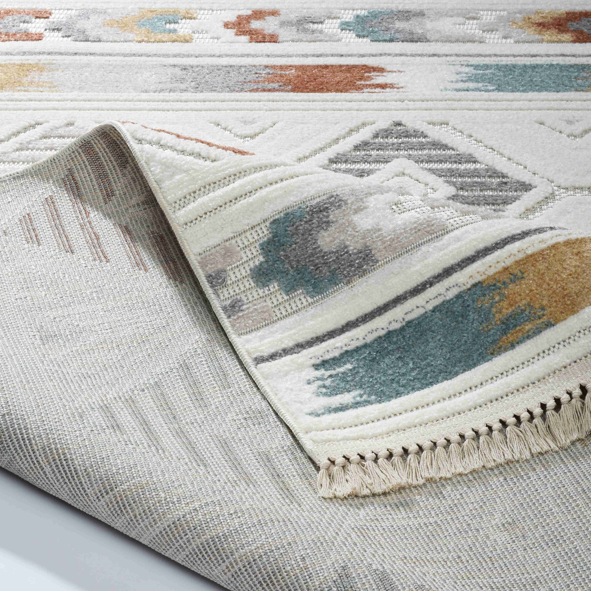 Cape Town II Rug - Front and Back View | Artistry Home