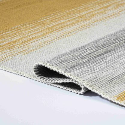 Arya Craft Grey Yellow Rug | Artistry Home