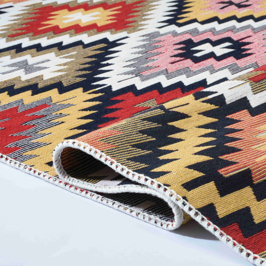 Arya Red Vivid Rug | Artistry Home