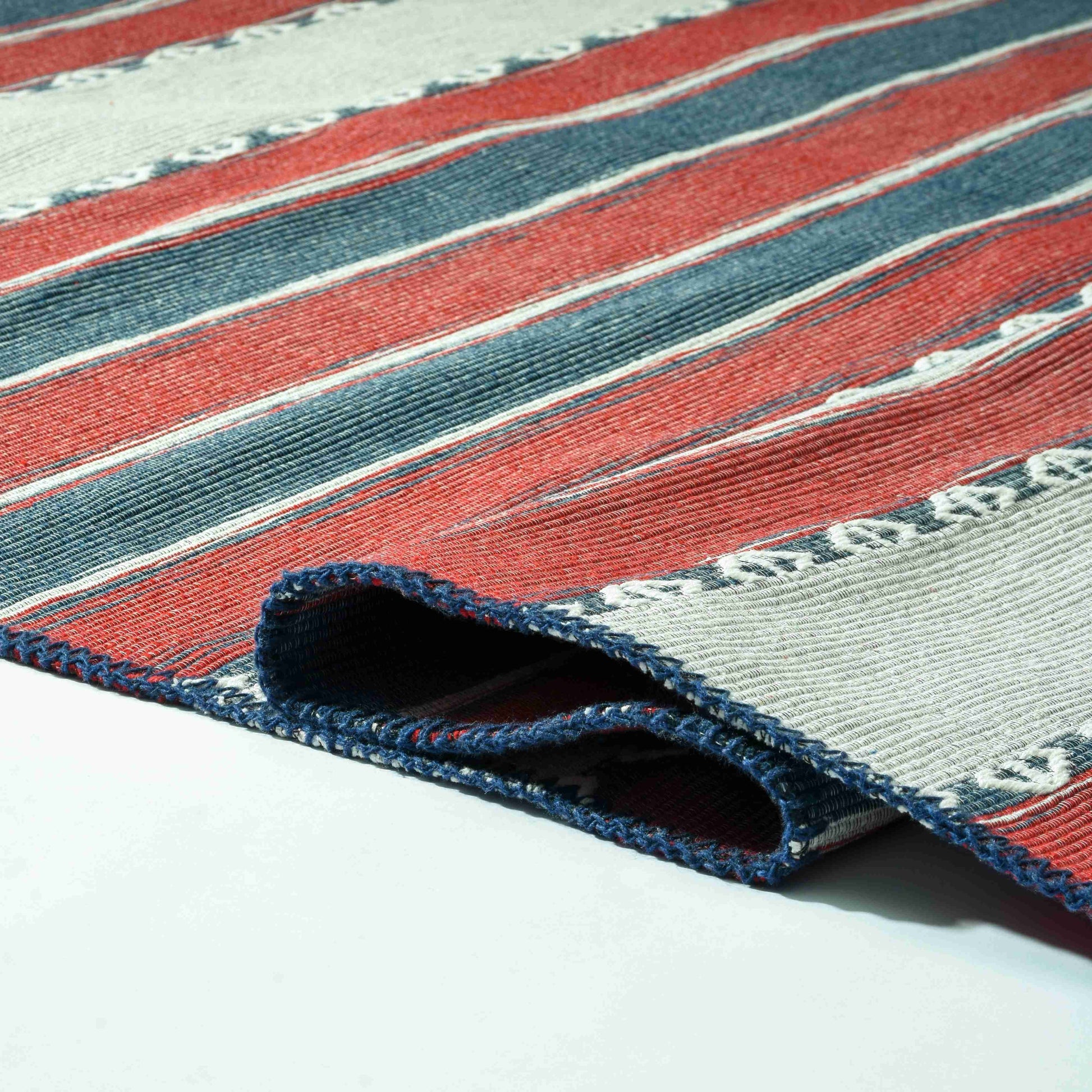 Arya Craft Navy Rug | Artistry Home