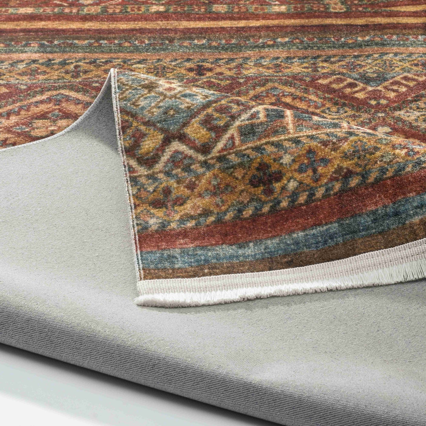 Antique Aurora Rug - Front and Back View | Artistry Home