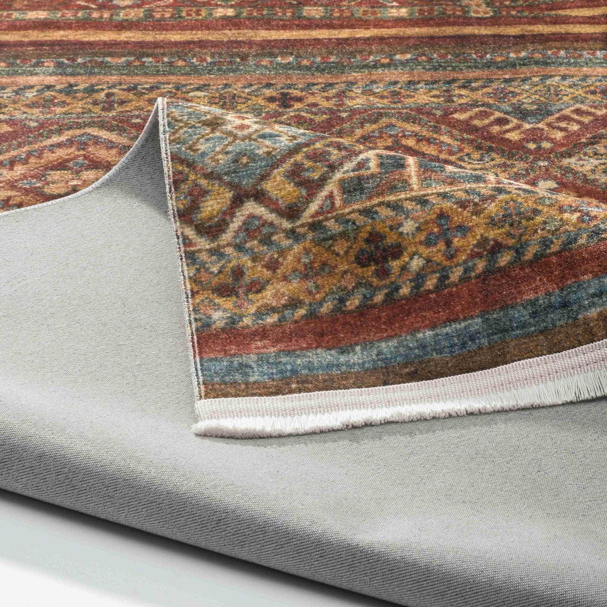 Antique Aurora Rug - Front and Back View | Artistry Home