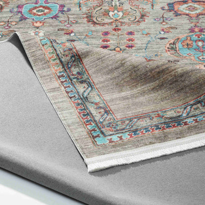 Antique Olive Rug - Front and Back View | Artistry Home
