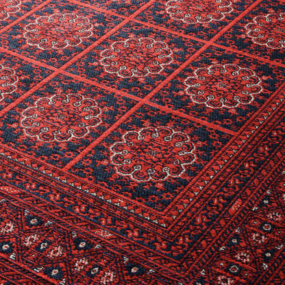 Afghan Flame Rug - Detail View | Artistry Home