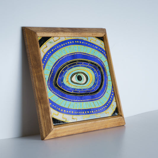 Evil Eye Nazar Stone Wall Art