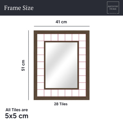 Mediterranean Mosaic Mirror 51X41 cm