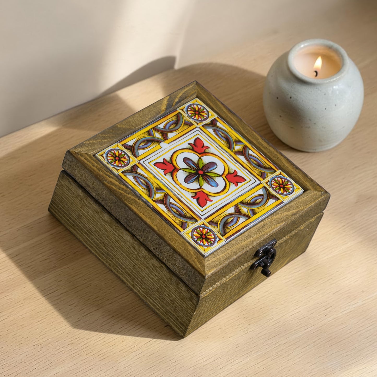 Anatolian Floral Jewelry Box