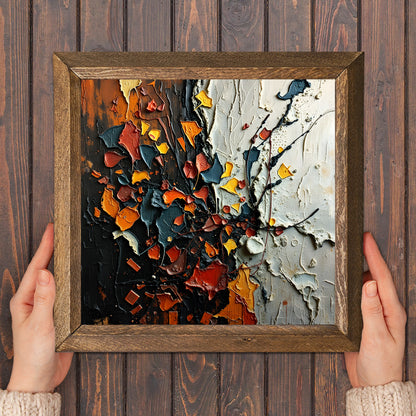 Modernism Natural Stone Wall Art - Frame in Hand | Artistry Home