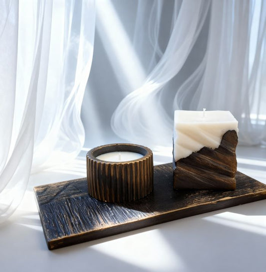Modern Muse -  Sculpted Soy Candle Duo