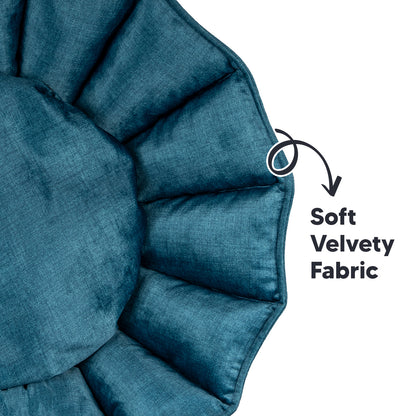 Oyster Pet Bed Blue