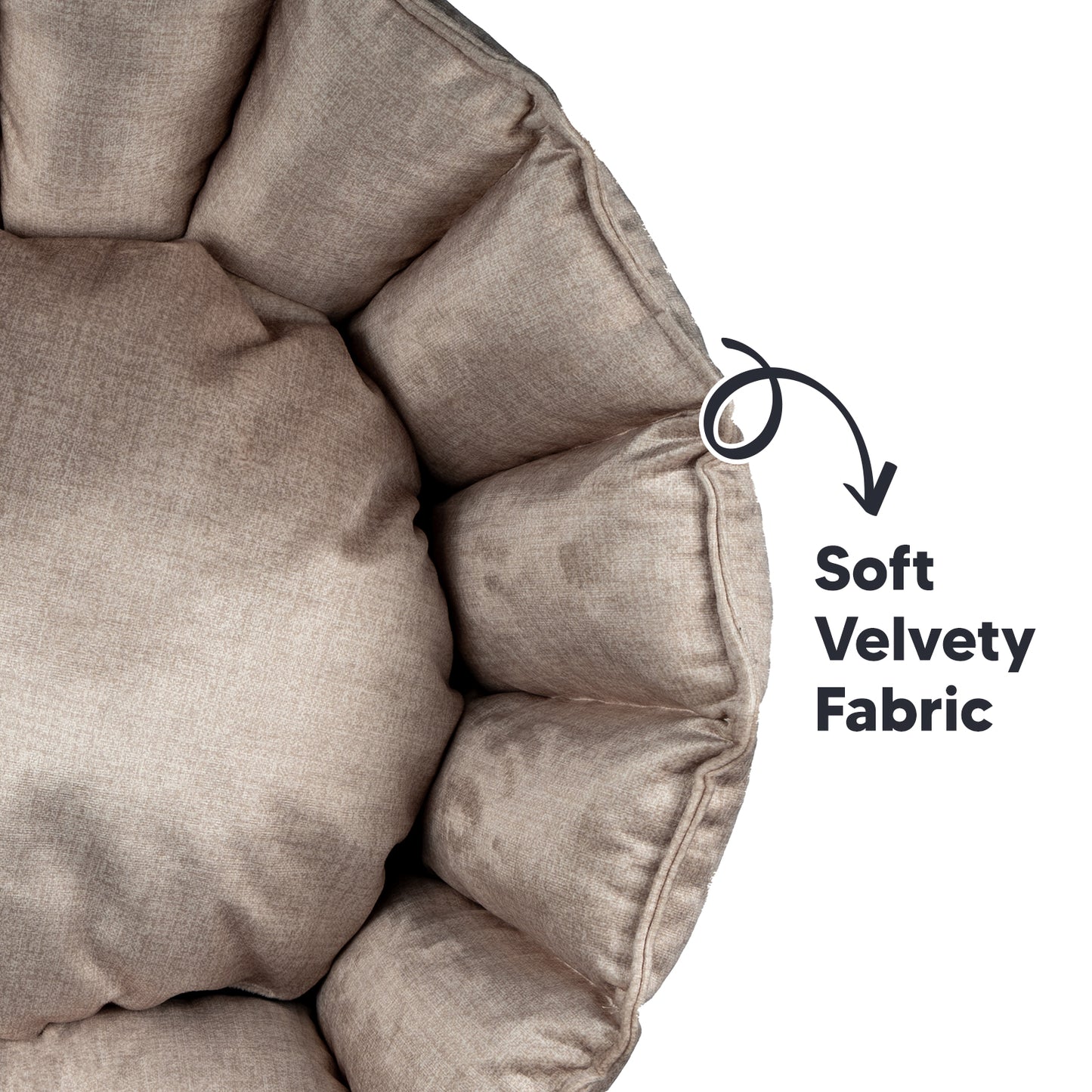 Oyster Pet Bed Beige