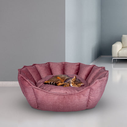 Oyster Pet Bed Pink