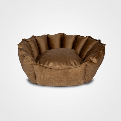 Oyster Pet Bed Bronze