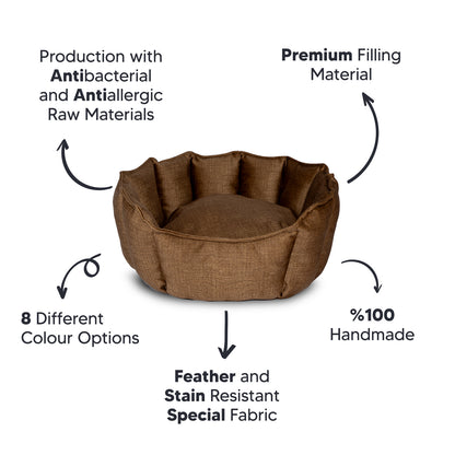 Oyster Pet Bed Pink