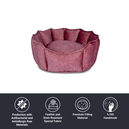 Oyster Pet Bed Pink
