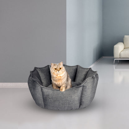 Oyster Pet Bed Light Grey
