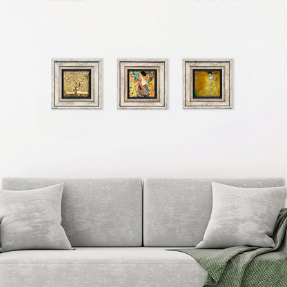 Gustav Klimt Reverie Trio Stone Wall Art