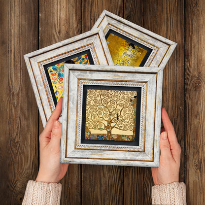 Gustav Klimt Reverie Trio Stone Wall Art