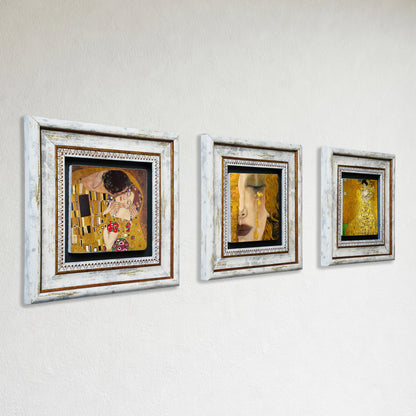 Golden Era Portrait Trio Stone Vintage Wall Art Set