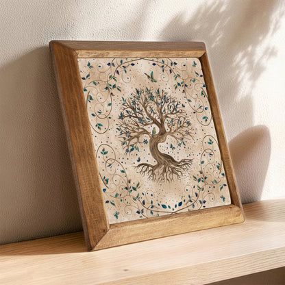 Tree of Life Sand Stone Wall Art