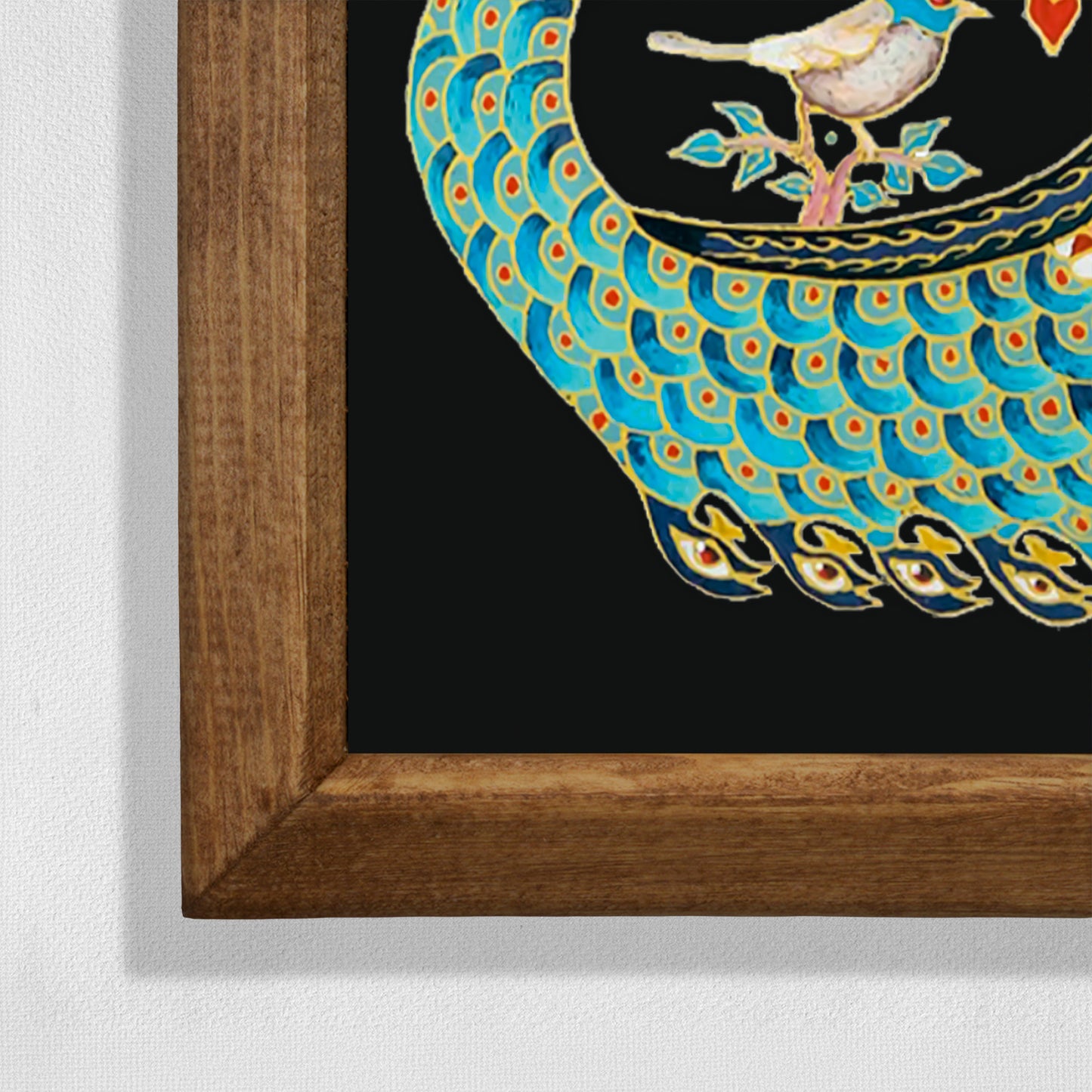 Lion Lizard Shahmaran Natural Stone Wall Art