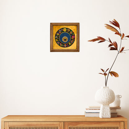 Colorful Evil Eye Stone Wall Art