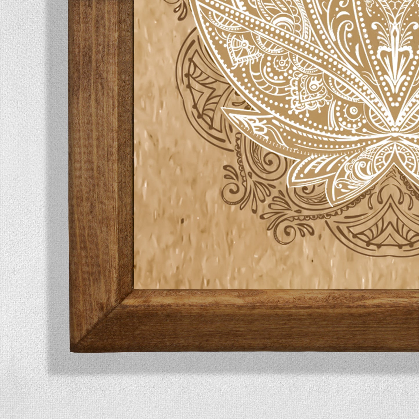 Lotus Flower of Sand Stone Wall Art Framed Stone Wall Art