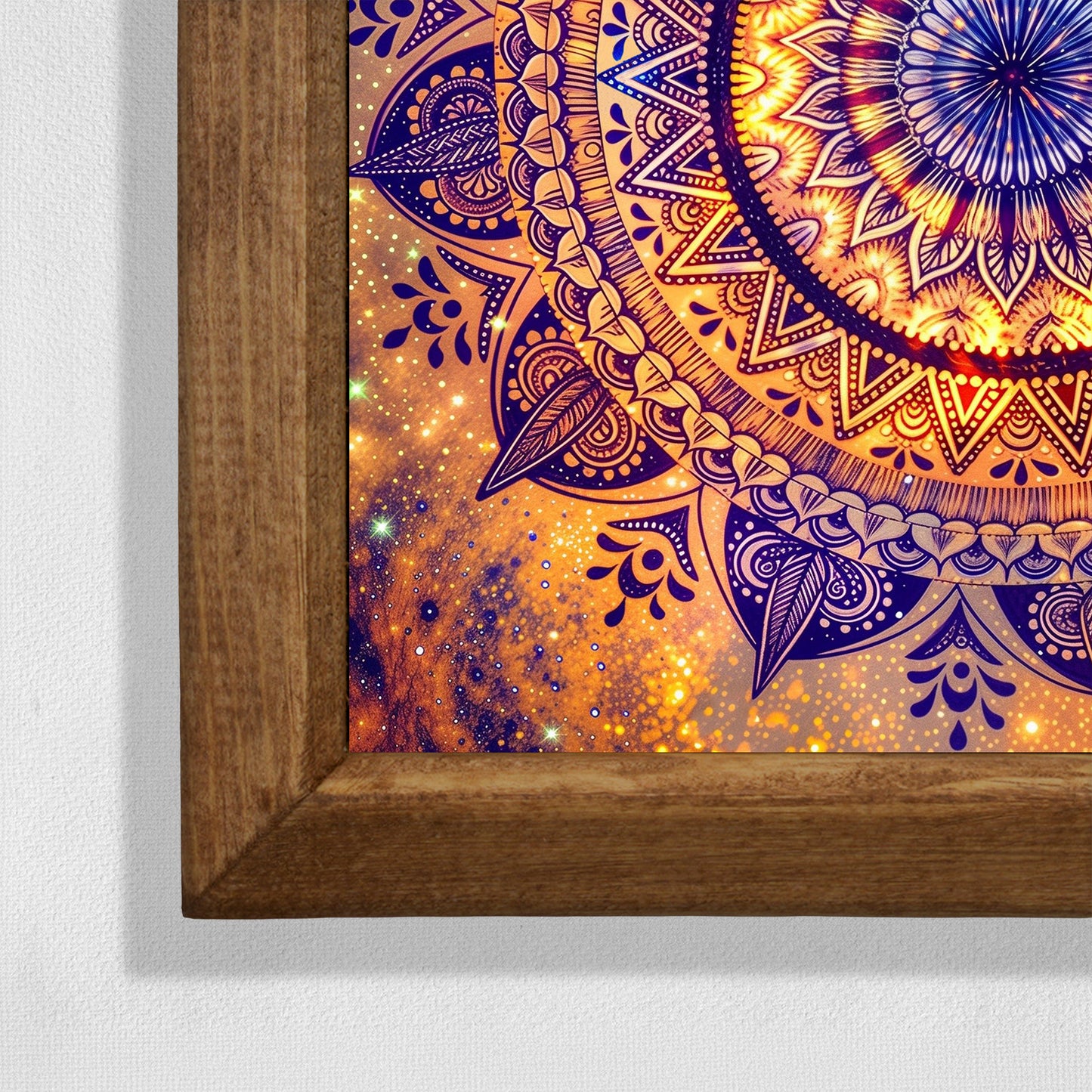 Mandala Red Stone Wall Art