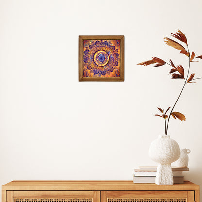 Mandala Red Stone Wall Art