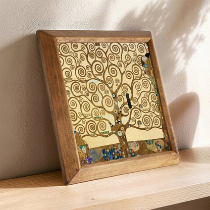 Gustav Klimt Tree Framed Stone Wall Art