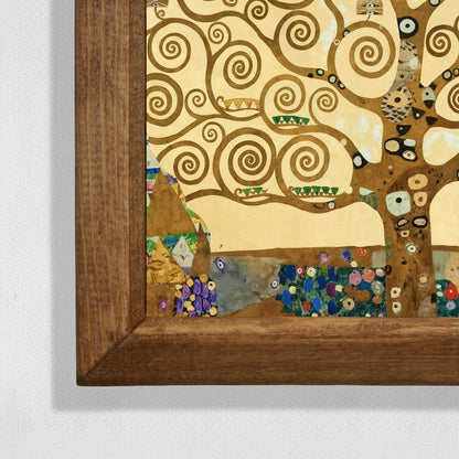 Gustav Klimt Tree Framed Stone Wall Art