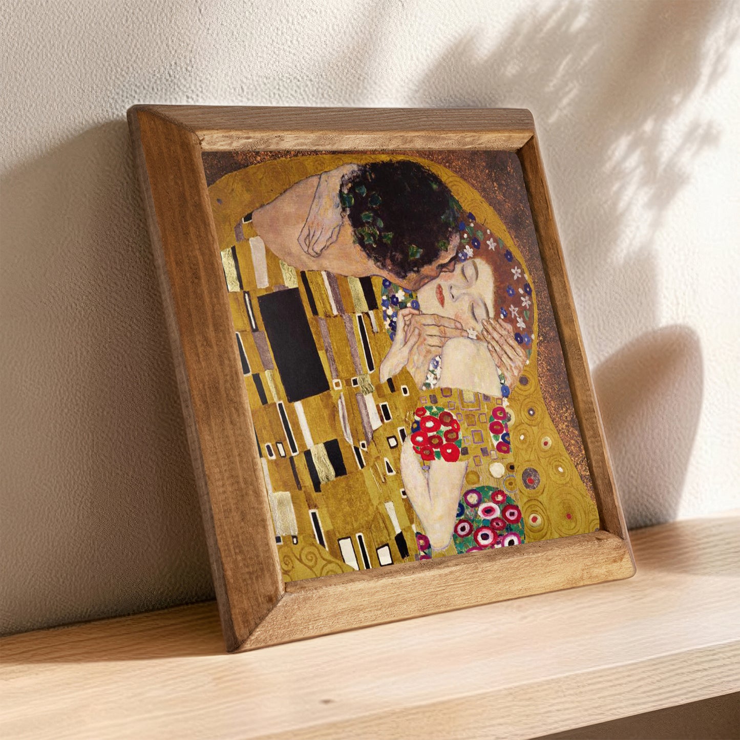 Gustav Klimt The Kiss Stone Wall Art